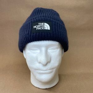 The North Face Knit Beanie Hat, Navy Blue, Unisex, One Size